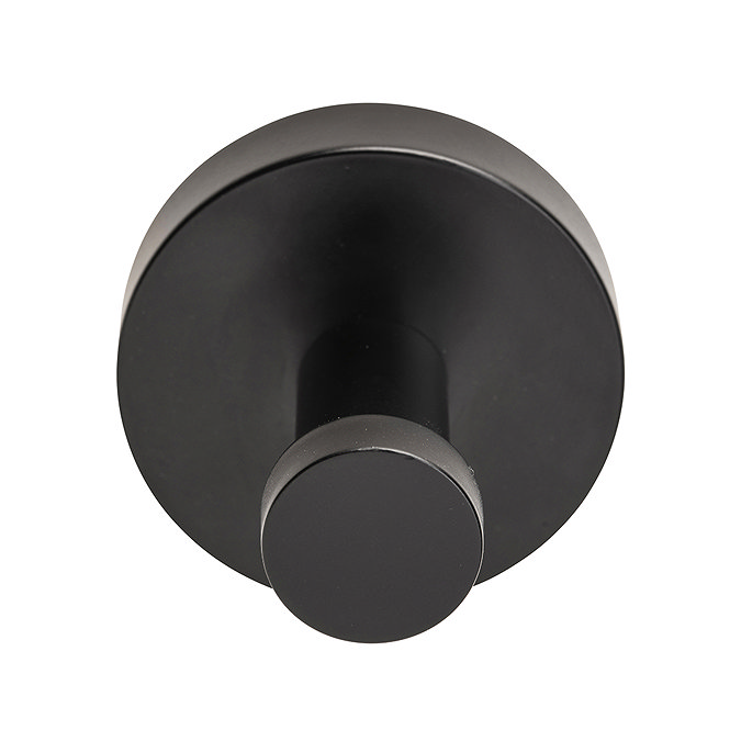 Croydex Black Epsom Flexi-Fix Robe Hook - QM481721  Profile Large Image