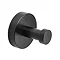 Croydex Black Epsom Flexi-Fix Robe Hook - QM481721  In Bathroom Large Image