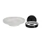 Croydex Black Epsom Flexi-Fix Soap Dish & Holder - QM481921 In Bathroom Large Image