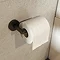 Croydex Black Epsom Flexi-Fix Toilet Roll Holder - QM481121  Profile Large Image