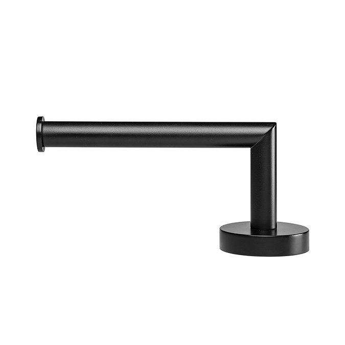 Croydex Black Epsom Flexi-Fix Toilet Roll Holder - QM481121  In Bathroom Large Image