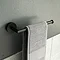 Croydex Black Epsom Flexi-Fix Towel Rail - QM481521 Large Image