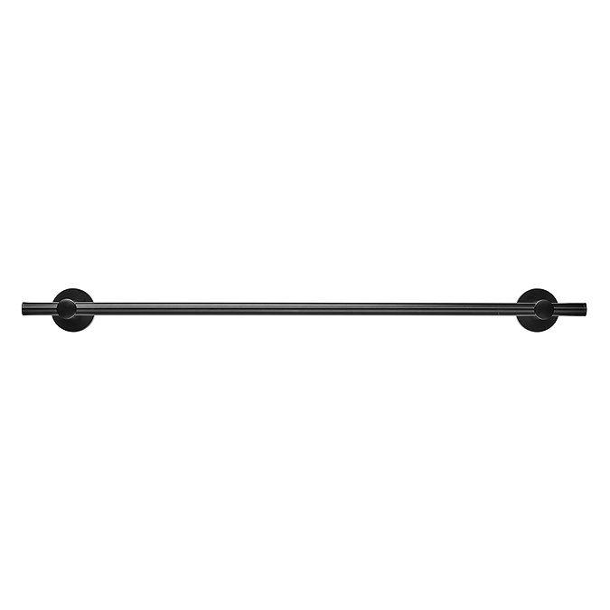 Croydex Black Epsom Flexi-Fix Towel Rail - QM482721  Feature Large Image