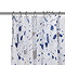 Croydex Blue Terrazzo Design Shower Curtain - 1800 x 1800mm