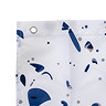Croydex Blue Terrazzo Design Shower Curtain - 1800 x 1800mm