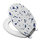 Croydex Blue Terrazzo Flexi-Fix Wooden Toilet Seat - WL910124