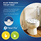 Croydex Blue Terrazzo Flexi-Fix Wooden Toilet Seat - WL910124