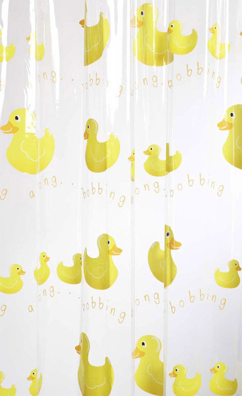 Croydex Bobbing Along PVC Shower Curtain W1800 x H1800mm - AE579925 Large Image