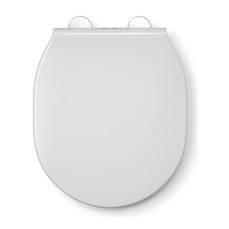 Croydex Bolsena White Flexi-Fix Toilet Seat with Soft Close - WL602822H  Profile Large Image