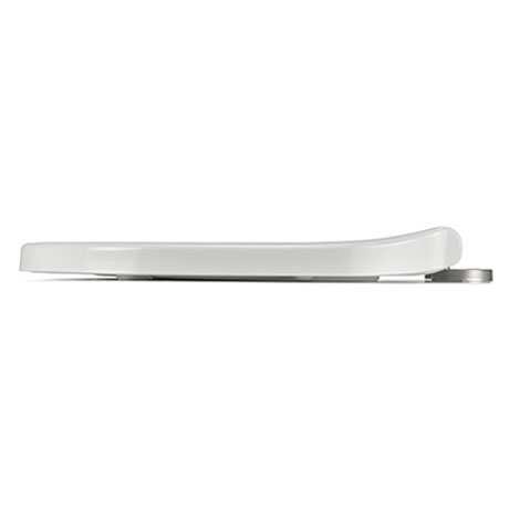 Croydex Bolsena White Flexi-Fix Toilet Seat with Soft Close - WL602822H Feature Large Image