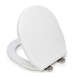 Croydex Bolsena White Flexi-Fix Toilet Seat with Soft Close - WL602822H Medium Image