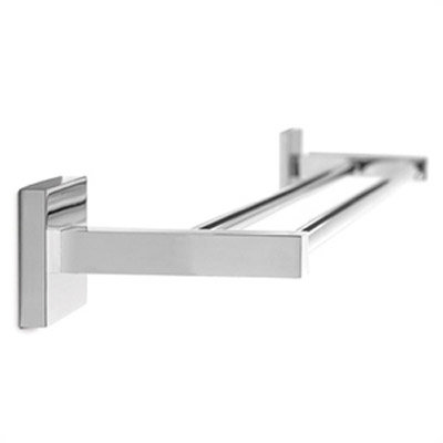 Croydex - Brompton Double Towel Rail - Chrome - QB512941 Large Image