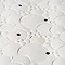 Croydex Bubbles Anti-Bacterial Rubber Bath Mat White - AG320022  Feature Large Image