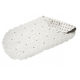 Croydex Bubbles Anti-Bacterial Rubber Bath Mat White - AG320022 Large Image