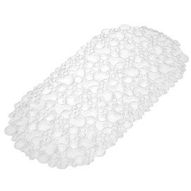 Croydex Bubbles PVC Bath Mat - 700 x 350mm - Clear - AH220732 Medium Image