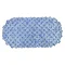 Croydex Bubbles PVC Bath Mat - 700 x 350mm - Blue - AH220724 Profile Large Image