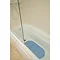 Croydex Bubbles PVC Bath Mat - 700 x 350mm - Blue - AH220724 Feature Large Image