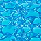 Croydex Bubbles PVC Shower Mat - 530 x 530mm - Blue - AH220824 Feature Large Image