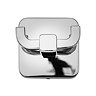Croydex Camberwell Flexi-Fix Chrome Double Robe Hook