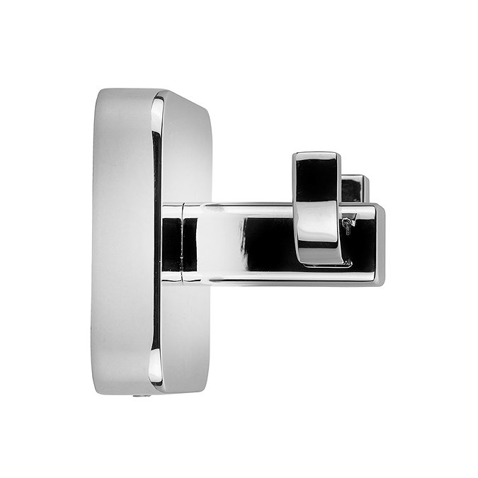 Croydex Camberwell Flexi-Fix Chrome Double Robe Hook