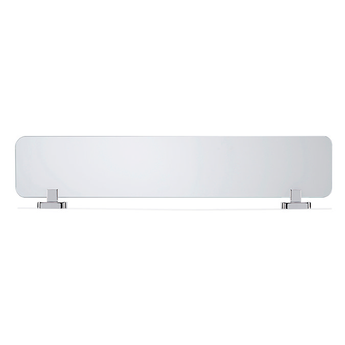 Croydex Camberwell Flexi-Fix Chrome Glass Shelf