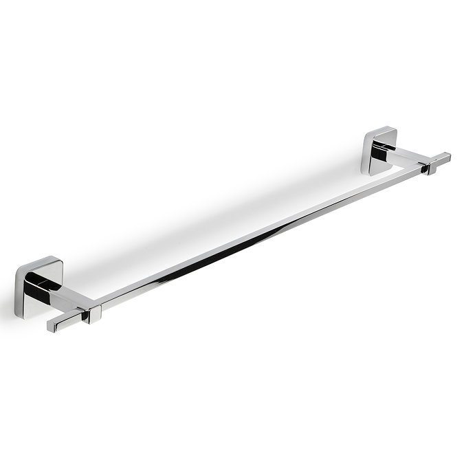 Croydex Camberwell Flexi-Fix Chrome Single Towel Rail