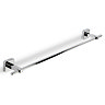 Croydex Camberwell Flexi-Fix Chrome Single Towel Rail