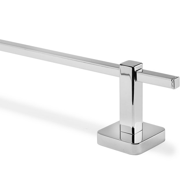 Croydex Camberwell Flexi-Fix Chrome Single Towel Rail