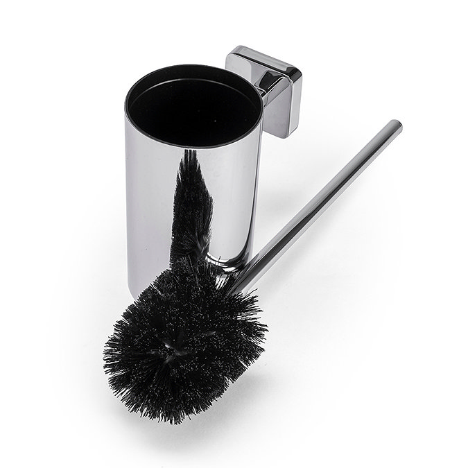 Croydex Camberwell Flexi-Fix Chrome Toilet Brush & Holder