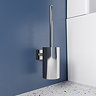 Croydex Camberwell Flexi-Fix Chrome Toilet Brush & Holder