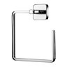 Croydex Camberwell Flexi-Fix Chrome Towel Ring