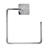 Croydex Camberwell Flexi-Fix Chrome Towel Ring