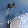Croydex Camberwell Flexi-Fix Chrome Towel Ring