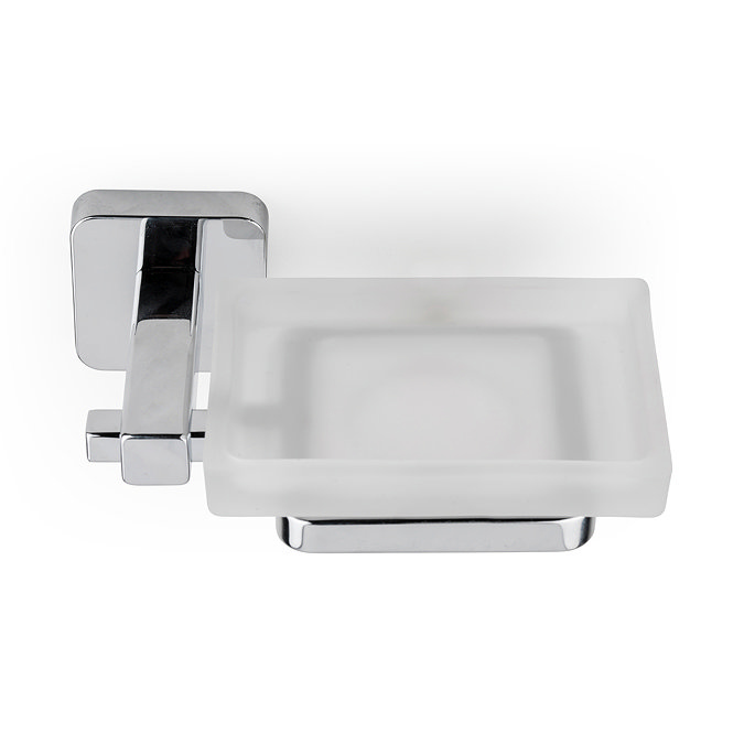 Croydex Camberwell Flexi-Fix Soap Dish & Chrome Holder
