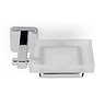 Croydex Camberwell Flexi-Fix Soap Dish & Chrome Holder