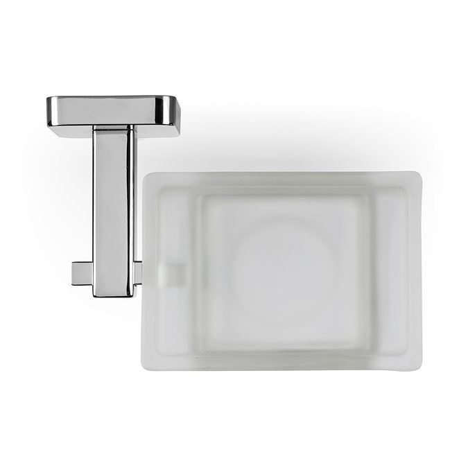 Croydex Camberwell Flexi-Fix Soap Dish & Chrome Holder