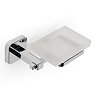 Croydex Camberwell Flexi-Fix Soap Dish & Chrome Holder