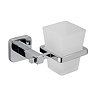Croydex Camberwell Flexi-Fix Tumbler & Chrome Holder