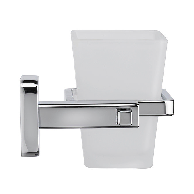 Croydex Camberwell Flexi-Fix Tumbler & Chrome Holder
