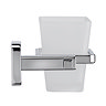 Croydex Camberwell Flexi-Fix Tumbler & Chrome Holder