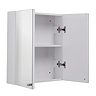 Croydex Carra White Double Door Mirror Cabinet - WC450822  Profile Large Image