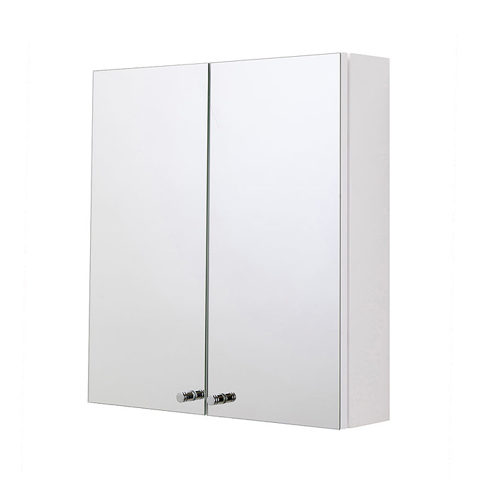 Croydex Carra White Double Door Mirror Cabinet - WC450822 Large Image