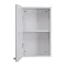 Croydex Carra White Single Door Mirror Cabinet - WC450622  Feature Large Image