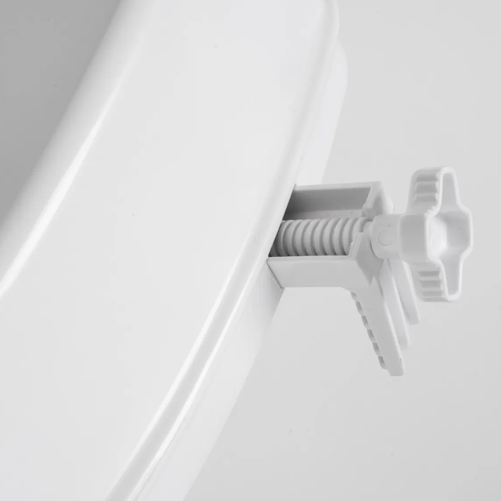 Croydex Carragh Raised Toilet Seat White