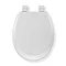 Croydex Carron White Sit Tight Toilet Seat with Soft Close - WL600622H  Standard Large Image