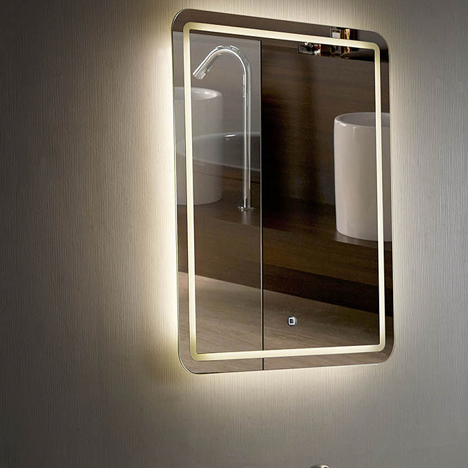 Croydex Chawston Hang N Lock Illuminated Mirror with Demister Pad 700 x 500mm - MM720400E  Standard 