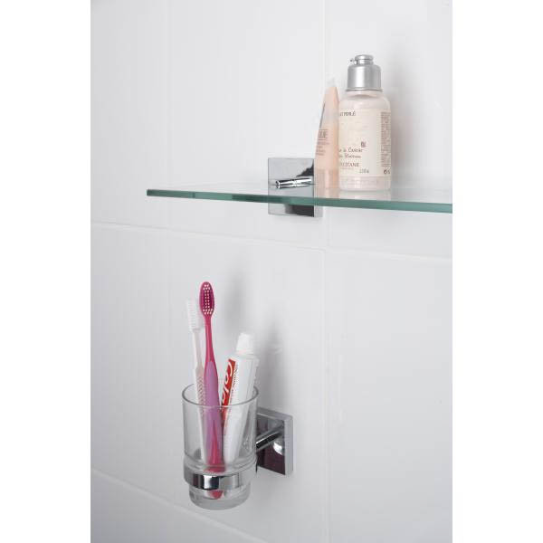 Croydex Chester Flexi-Fix Tumbler & Holder - QM441841  Standard Large Image