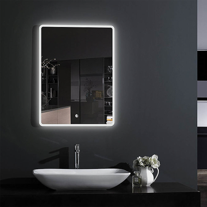 Croydex Chilcombe Hang N Lock Illuminated Mirror with Demister Pad 500 x 700mm - MM720200E  Feature 