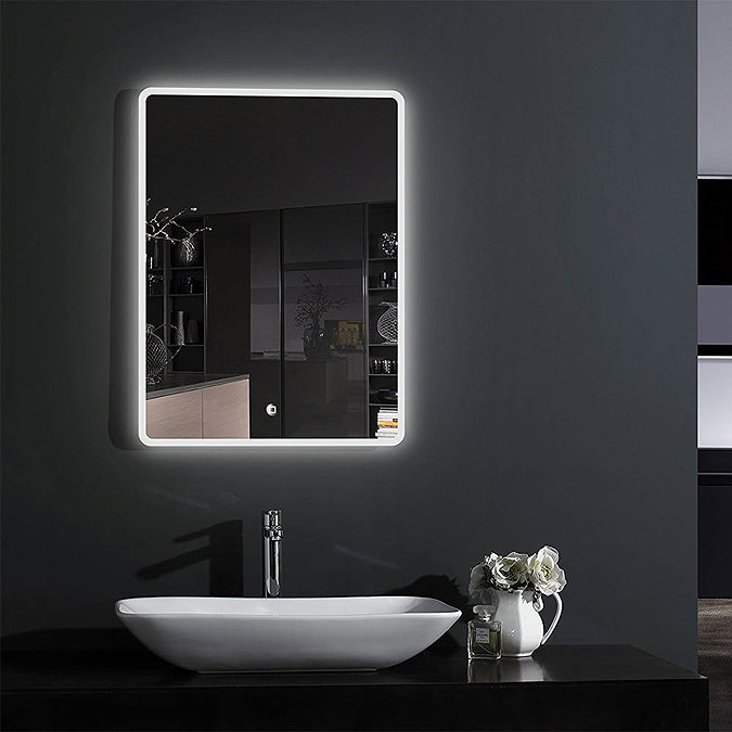 Croydex Chilcombe Hang N Lock Illuminated Mirror with Demister Pad 500 x 700mm - MM720200E Feature