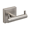 Croydex Chiswick Wall Mounted Flexi Fix Double Robe Hook - Brushed Nickel